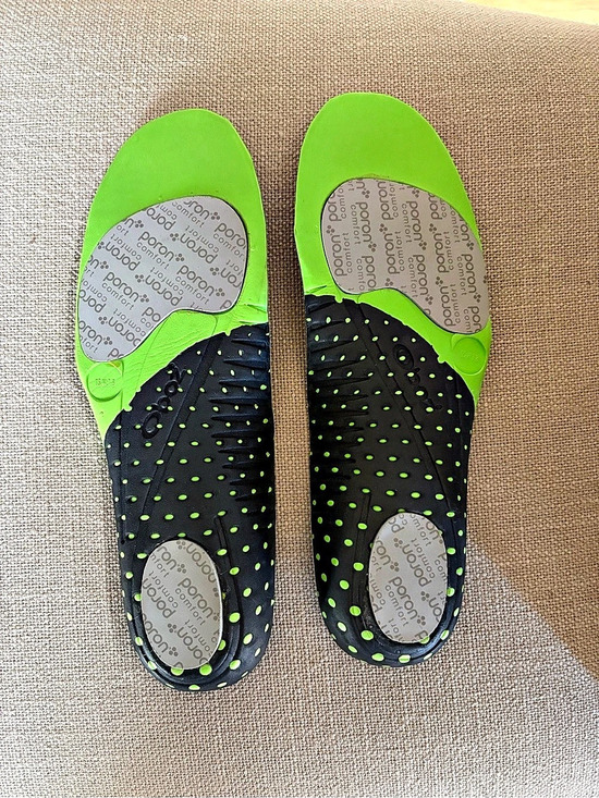 Oboz Footwear Shoes - Oboz O FIT Insole Plus Green & Black new but cut for size 7. Sz 7-8